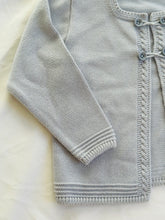 Load image into Gallery viewer, "Arthur" Traditional soft grey cardigan