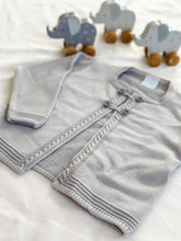Load image into Gallery viewer, "Arthur" Traditional soft grey cardigan