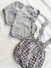 Load image into Gallery viewer, "Arthur" Traditional soft grey cardigan