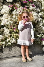 Load image into Gallery viewer, "Isabella" Knit Tulle bow dress