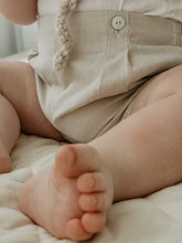 Load image into Gallery viewer, "Noah"- Smart beige shirt & shorts set