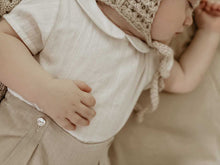 Load image into Gallery viewer, "Noah"- Smart beige shirt & shorts set