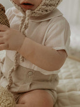 Load image into Gallery viewer, "Noah"- Smart beige shirt & shorts set
