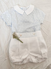 Load image into Gallery viewer, "Nicholas" Plumeti Dot Shirt and Shorts set