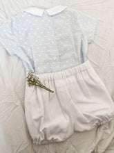 Load image into Gallery viewer, "Nicholas" Plumeti Dot Shirt and Shorts set