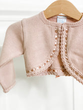 Load image into Gallery viewer, "Grace" Pink Bolero Cardigan