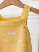 Load image into Gallery viewer, "Levi" Yellow Knit Romper