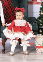 Load image into Gallery viewer, White Knee High Socks with Velvet Bows