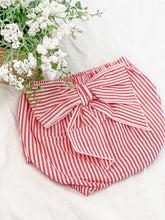 Load image into Gallery viewer, &quot;Charlotte&quot; Stripe Bow Bloomers
