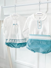 Load image into Gallery viewer, &quot;Bobbi&quot; Traditional Blouse and Bloomers Set (Green)
