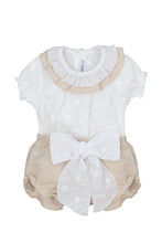 Load image into Gallery viewer, &quot;Dakota&quot; Star Ruffle Blouse and Bow Bloomers Set
