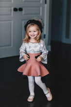 Load image into Gallery viewer, &quot;Maddison&quot; Flare Skirt With Velvet Bows
