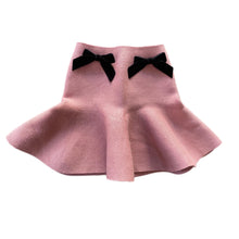 Load image into Gallery viewer, &quot;Maddison&quot; Flare Skirt With Velvet Bows
